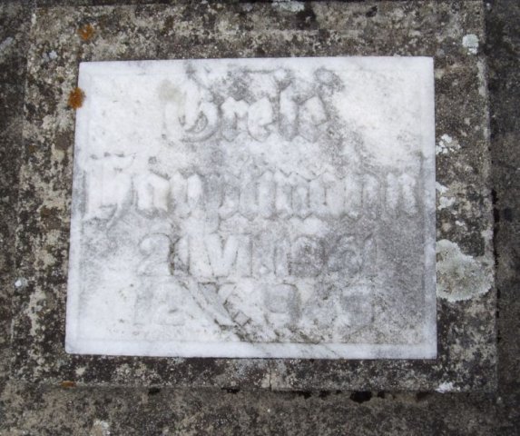 Hauptmann Margarethe 1941-1945 Grabstein